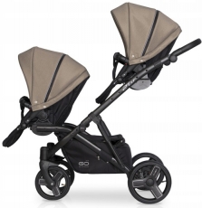 Дитяча коляска для двійні EasyGo 2 of Us 9023-EG2U-22, safari
